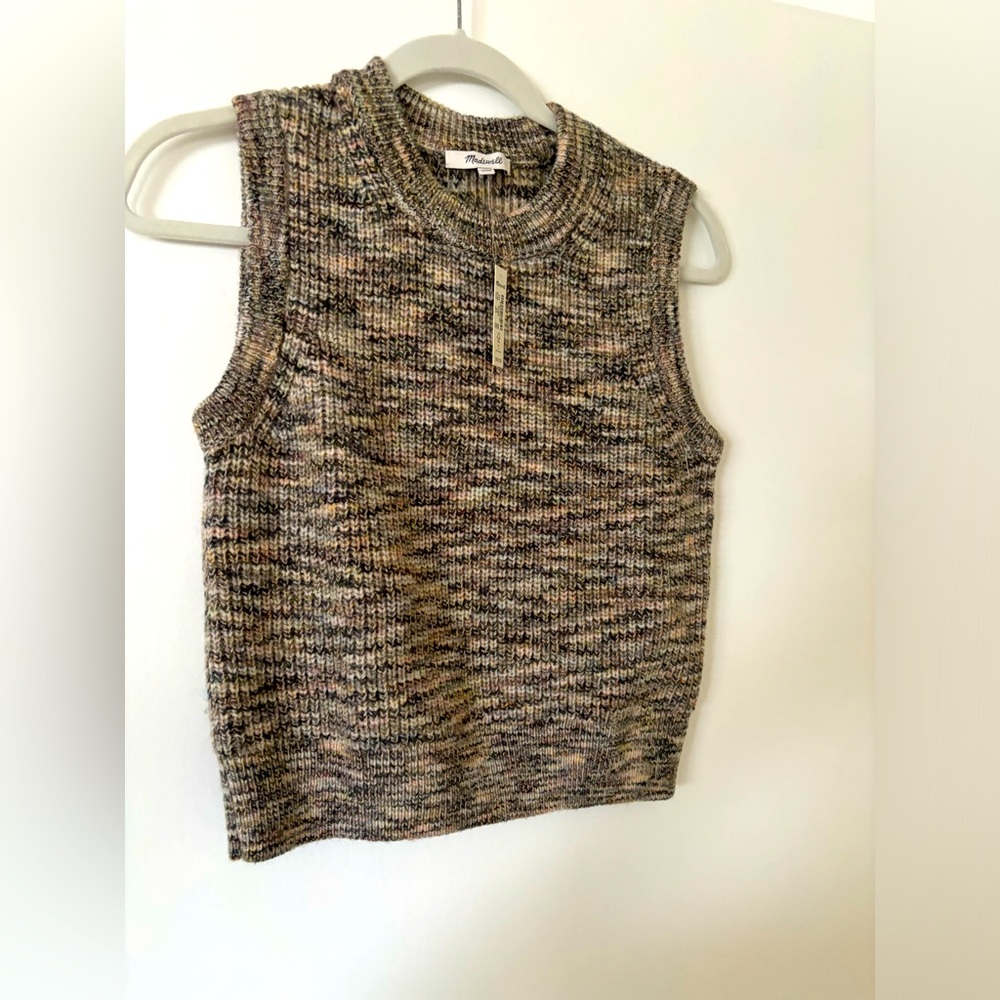 Madewell Wool Sweater Vest XXS NWT